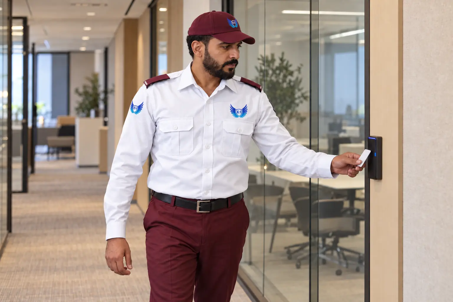Security supervision and operating plans — illustrative scene