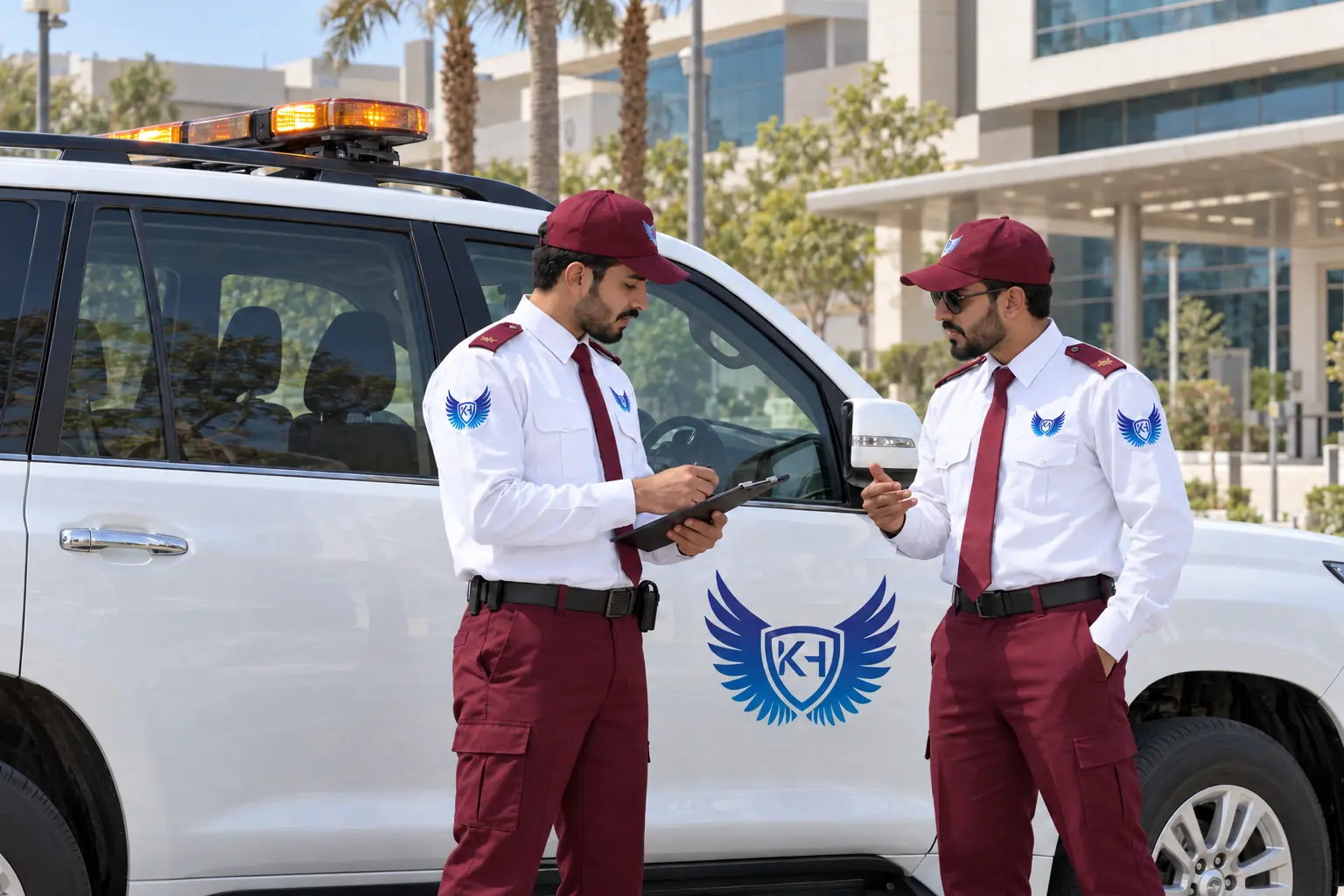 Security patrols — illustrative scene